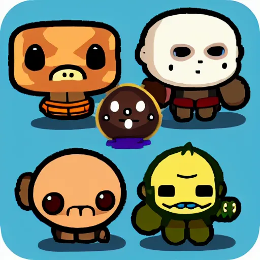 Image similar to binding of isaac monster icons