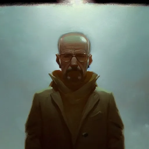 Image similar to ''cinematic shot'''' portrait'' lego walter white made by ivan aivazovsky, peter mohrbacher, greg rutkowski volumetric light effect broad light oil painting painting fantasy art style sci - fi art style realism premium prints available artwork unreal engine