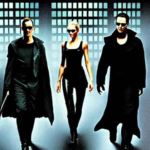 Prompt: The matrix movie