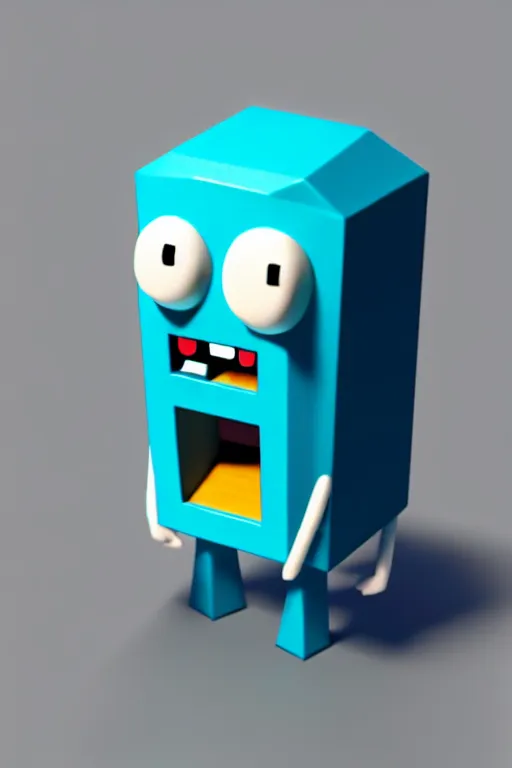 Image similar to A beautiful 3D image of BMO from adventure time, Cal-Arts, accurate, unreal engine 4k