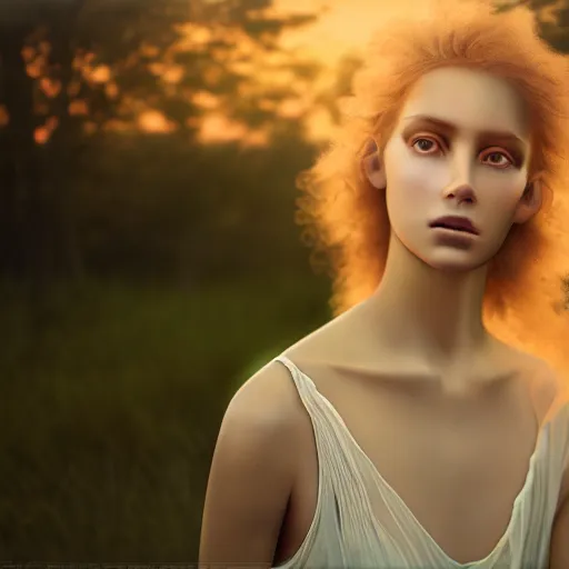 Image similar to photographic portrait of a stunningly beautiful transparent female in soft dreamy light at sunset, contemporary fashion shoot, by edward robert hughes, annie leibovitz and steve mccurry, david lazar, jimmy nelsson, breathtaking, 8 k resolution, extremely detailed, beautiful, establishing shot, artistic, hyperrealistic, beautiful face, octane render