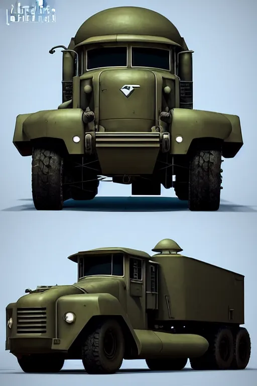 Image similar to “ cybertruck in war thunder game. front on, symmetrical. industrial design. good design award, innovative product concepts, most respected design, amazing depth, glowing, 3 d octane cycle unreal engine 5, volumetric lighting, cinematic lighting, cgstation artstation concept art ”