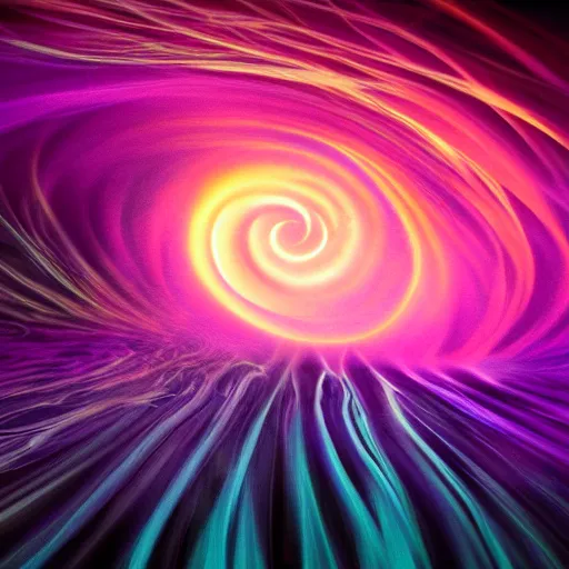 Image similar to photo of a purple tornado, digital art, beautiful dramatic lighting