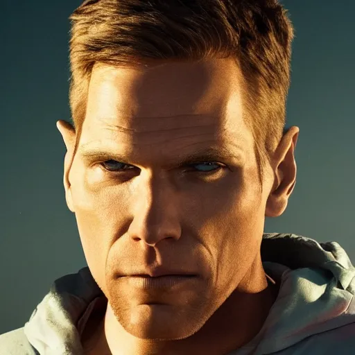 Image similar to Live Action Still of Jerma in Breaking Bad, real life, hyperrealistic, ultra realistic, realistic, highly detailed, epic, HD quality, 8k resolution, body and headshot, film still