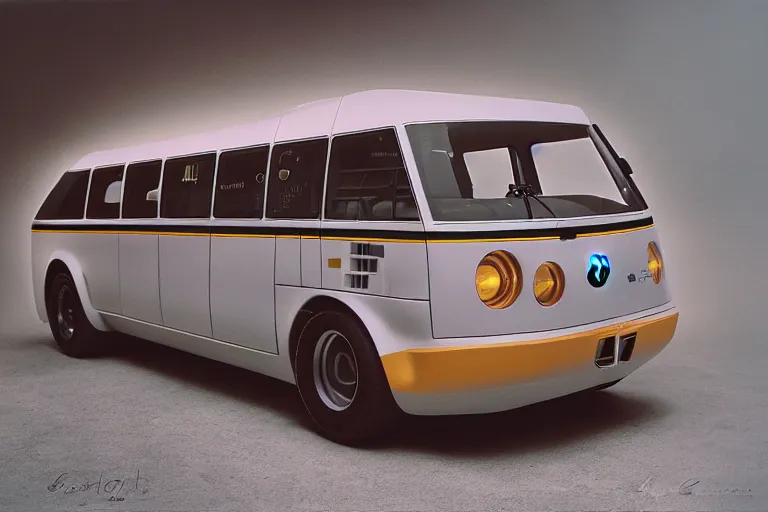 Image similar to designed by giorgetto giugiaro futuristic and modern bmw m 1 vw bus, ektachrome photograph, volumetric lighting, f 8 aperture, cinematic eastman 5 3 8 4 film