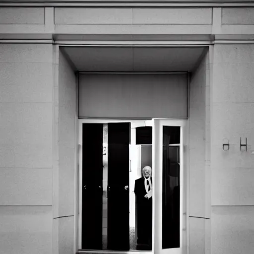 Prompt: vibrant bauhaus portal of joe biden. High contrast