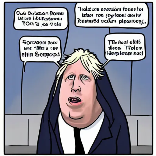 Prompt: Boris Johnson as Emperor Palpatine