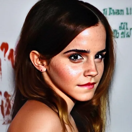 Image similar to Emma Watson and Kim Kardashian combined into a single person