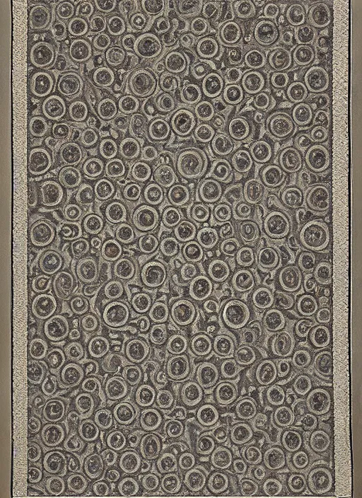 Image similar to Photograph of an eye Dazzler rug, albumen silver print, Smithsonian American Art Museum.