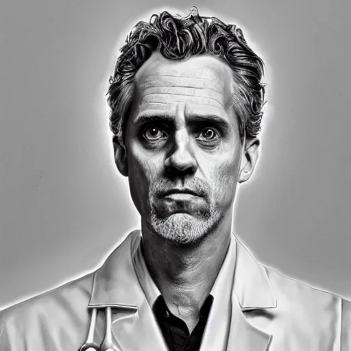 Prompt: HDR, Hyper-realism, Dr. Jordan Peterson as the king of Nazereth, photo-realism, Riabovitchev