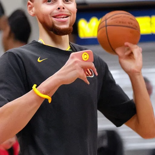 Prompt: stephen curry working for mcdonalds