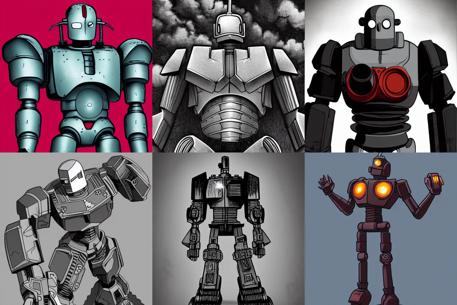 Prompt: flamboyant iron giant, highly detailed, ultra realistic illustration