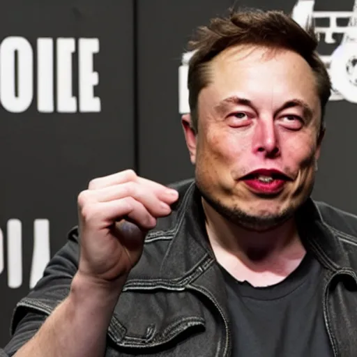 Image similar to elon musk smoking a joint on the joe rogan podcast, weed