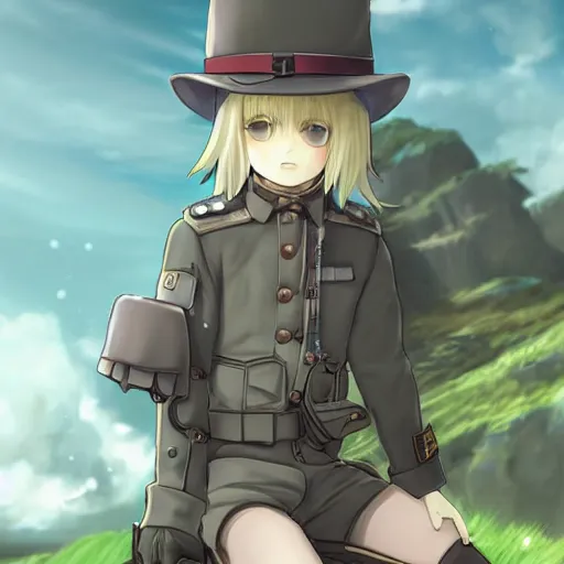 Prompt: beautiful little blonde boy in thigh nazi male uniform. made in abyss art style, inspired by kris from deltarrune, cute detailed artwork, anatomically correct, soft details, ilya kuvshinov, reflection, perfect composition, portrait, illumination, digital art, detailed anime soft face, symmetrical face, western comic, illustration, realistic, nazism