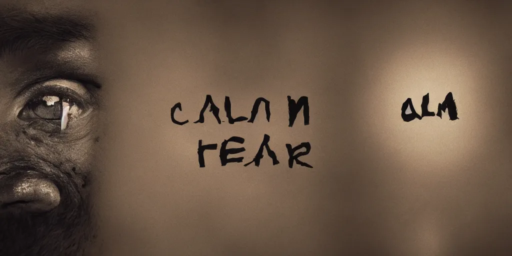 Prompt: calm fear