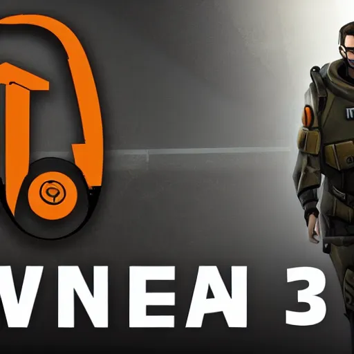 Image similar to secret half-life 3 cover valve episode three alyx gordon freeman unseen gameplay video level concept borealis