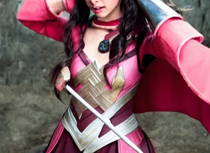 Prompt: gal gadot as nezuko from demon slayer