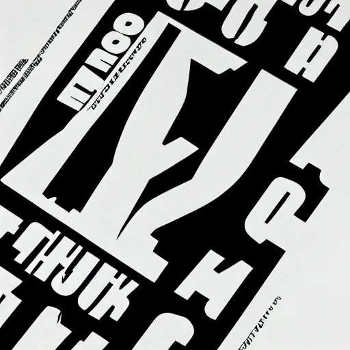 Image similar to black on white graphic design typography in style of david rudnick, eric hu, guccimaze, acid, y 2 k, 4 k sharpening,