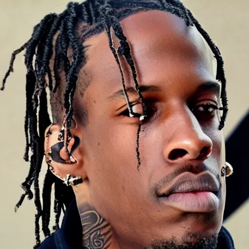 Image similar to Travis Scott in Fall guys