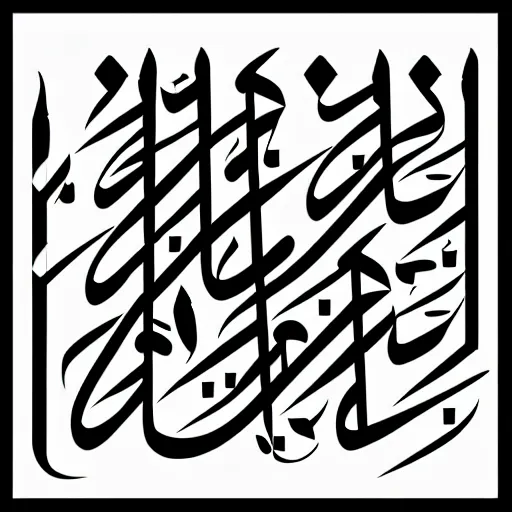 Prompt: arabic calligraphy