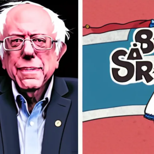 Image similar to Bernie sanders as an anime character, detailed animation, studio ghibli