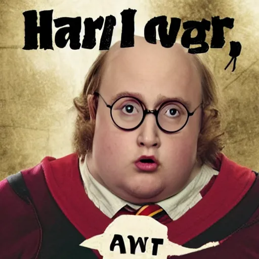 Prompt: obese harry potter