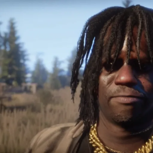 Image similar to Chief Keef in red dead redemption 2 4K quality
