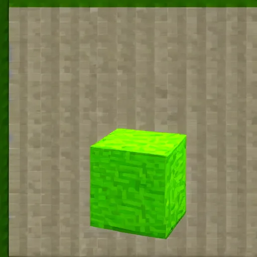 Image similar to digital painting of hyperrealistic minecraft creeper