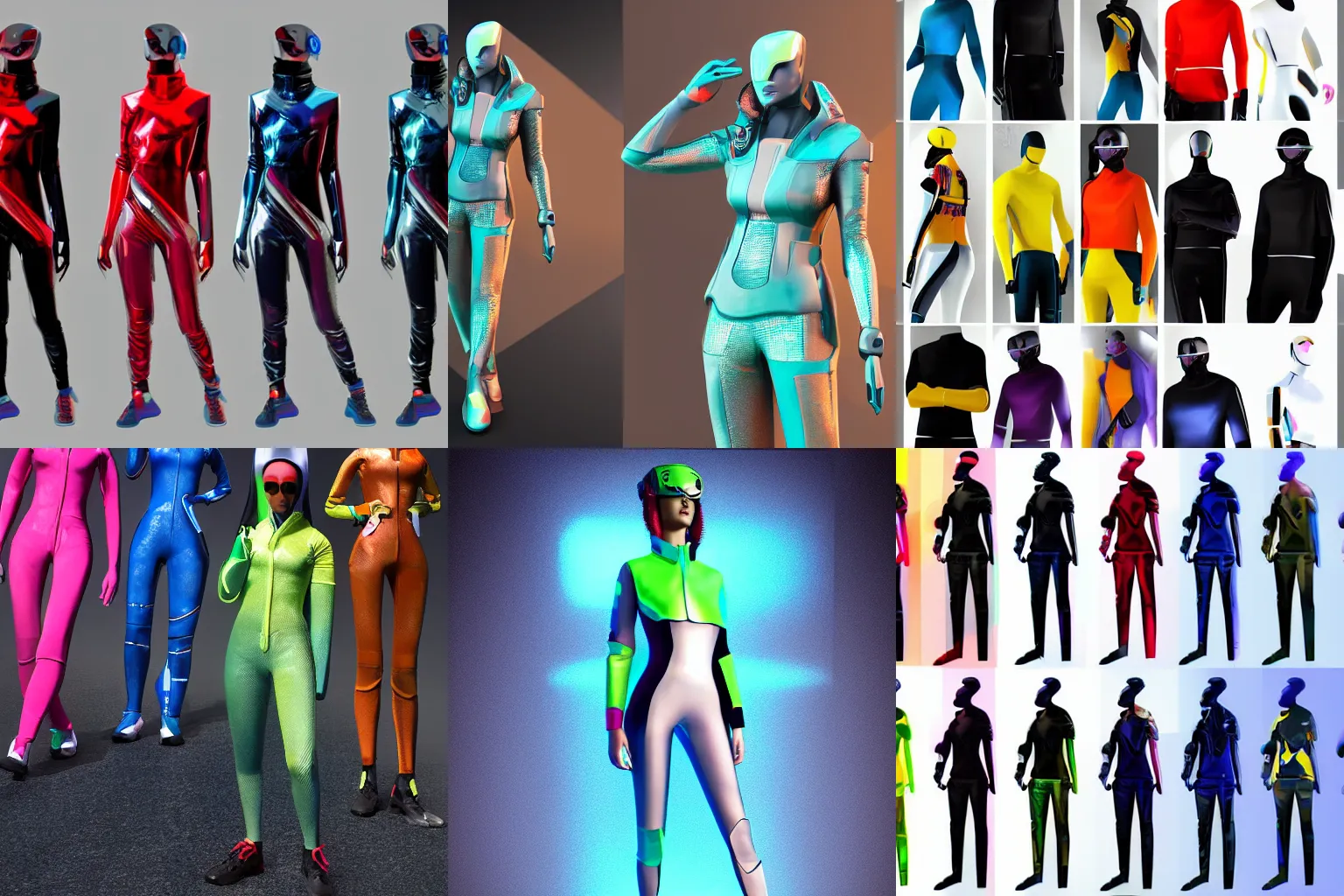 Prompt: futuristic clothes colours, good colour scheme, featured on artstation, 4k, realistic