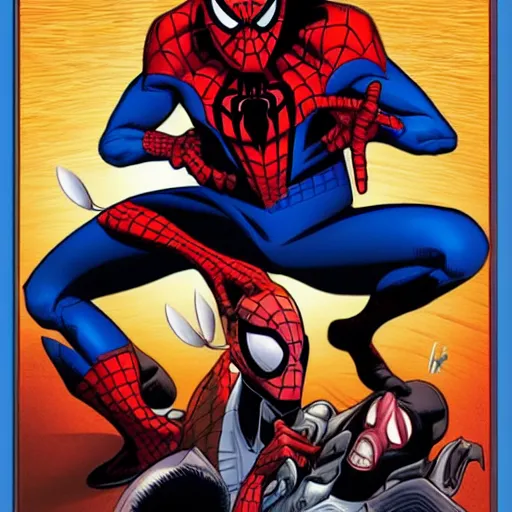 Image similar to evil spider-man