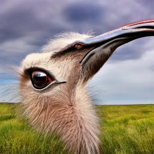 Image similar to photorealistic nature photography ostrich