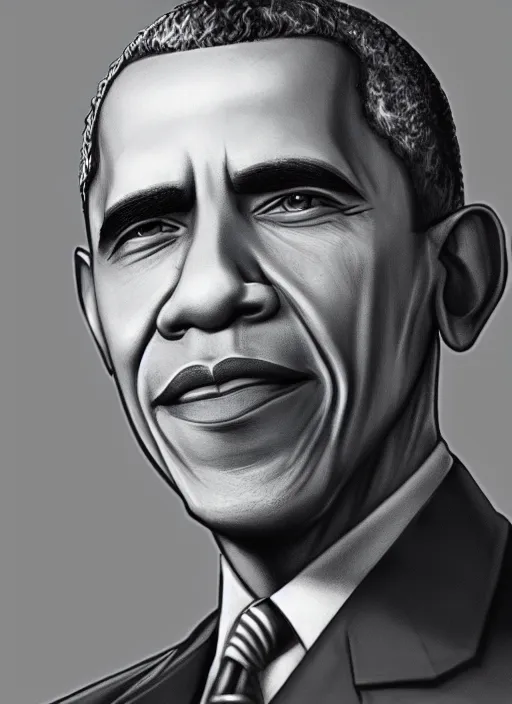 Prompt: hearts of iron 4 portrait of obama, trending on artstation, character portrait, ylva ljungqvist, paradox interactive