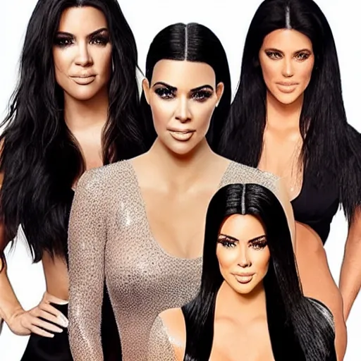 Image similar to The lost fourth Kardashian sister