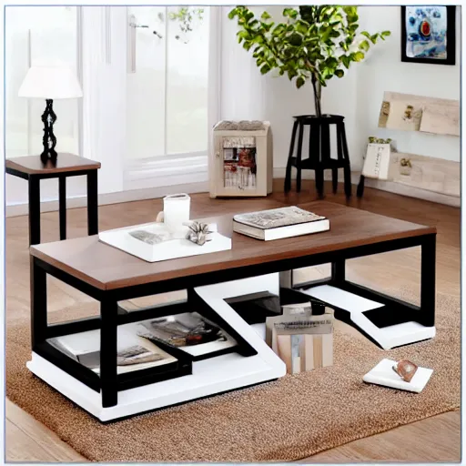 Image similar to fractal coffee table