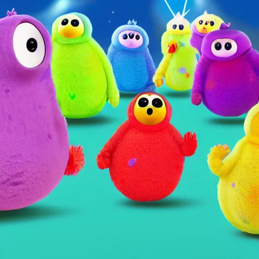 Image similar to boohbah television show