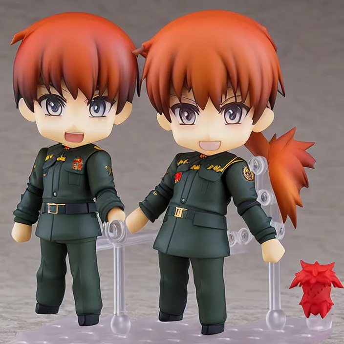 Image similar to An anime Nendoroid of Josaf Stalin, figurine, detailed product photo