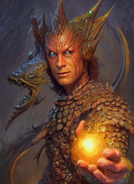 Image similar to fishperson, ultra detailed fantasy, dndbeyond, bright, colourful, realistic, dnd character portrait, full body, pathfinder, pinterest, art by ralph horsley, dnd, rpg, lotr game design fanart by concept art, behance hd, artstation, deviantart, hdr render in unreal engine 5