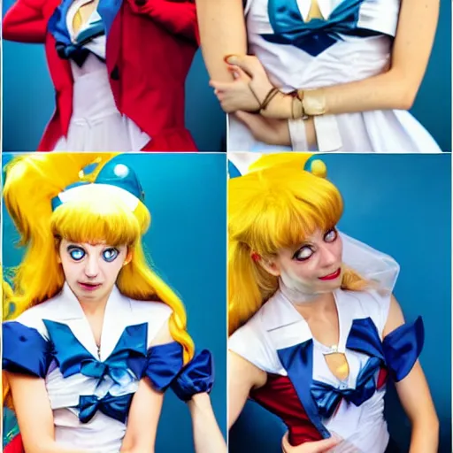 Image similar to sailor moon in real life