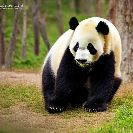 Image similar to Photograph Close us shot of panda, 50x Zoom, DSLR, HDR, artstation, nature