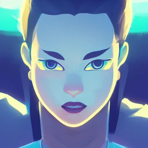 Image similar to face icon stylized minimalist reboot 1 9 9 4, loftis, cory behance hd by jesper ejsing, by rhads, makoto shinkai and lois van baarle, ilya kuvshinov, rossdraws global illumination