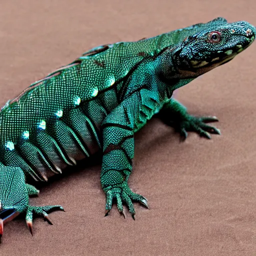 Image similar to tegu lizard skin megalosurus