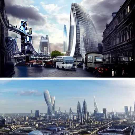 Image similar to London in 2050