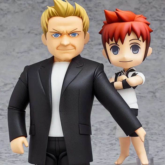 Image similar to gordon ramsay, an anime nendoroid of gordon ramsay figurine, detailed product photo