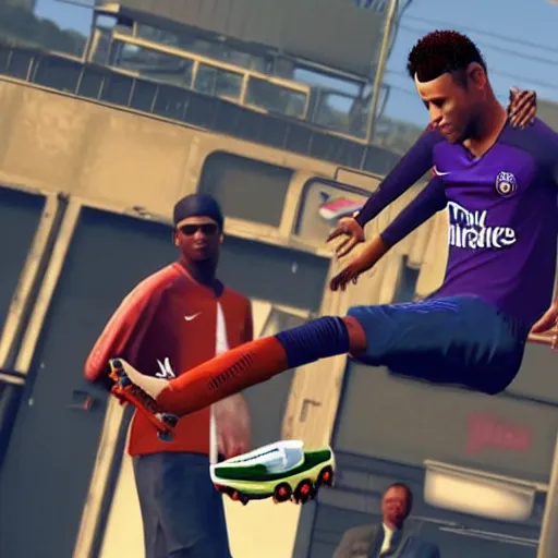 Image similar to neymar in gta v