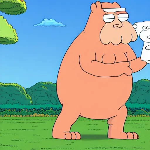 Image similar to of a crypto animal in the style of family guy