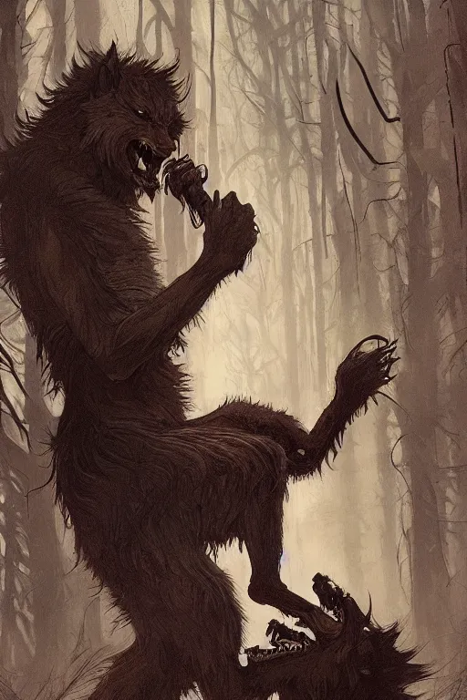 ArtStation - Werewolf By Night - Poster Art