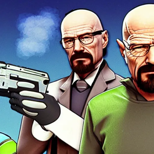 Prompt: Walter white in squid game