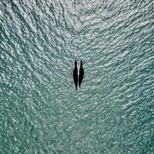 Image similar to simmetrical photo of a seagull flying seen exactly from above. Watching down. Seagull seen from above. 4k still award winning. Pleasant look and colors. Sea on the background.