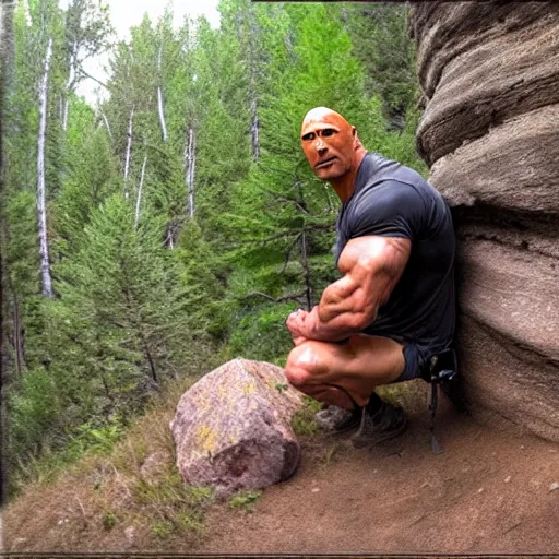 Image similar to dwayne the rock johnson trail cam