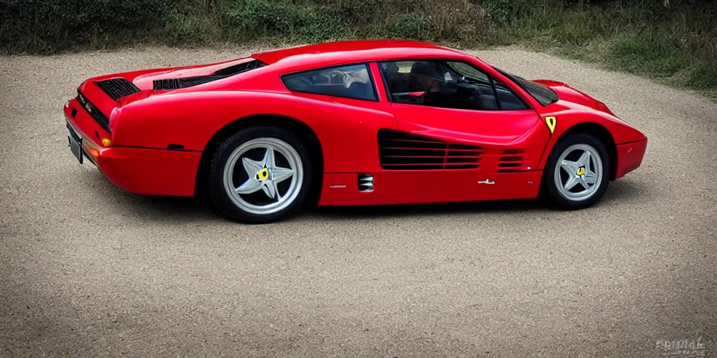 Prompt: “2022 Ferrari Testarossa”